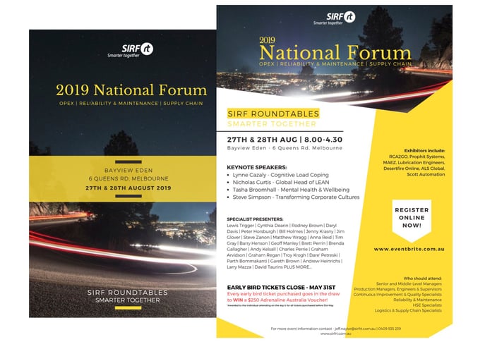 SIRF National Forum (2page)