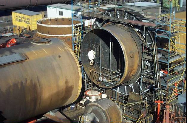 huge turbine generator