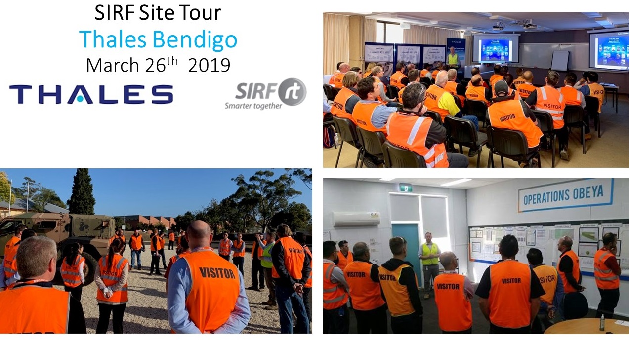 SIRF Thales Bendigo Site Tour